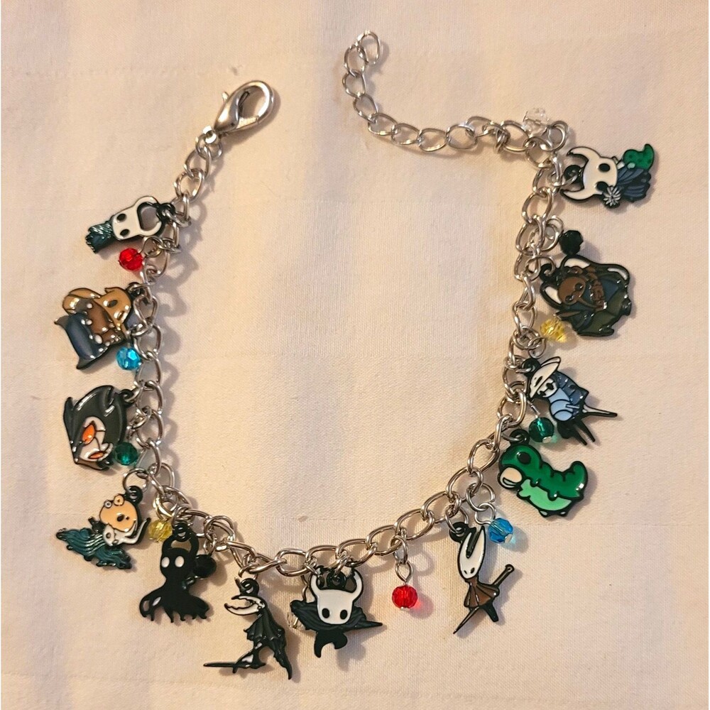 Hollow Knight Inspired Adjustable Dangle Charm Bracelet